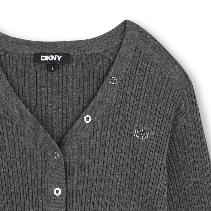 C&aacute;rdigan de punto DKNY 
                        NI&Ntilde;A