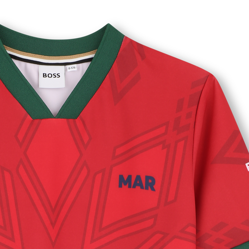 CAMISETA DE MANGA CORTA BOSS 
                        NI&Ntilde;O