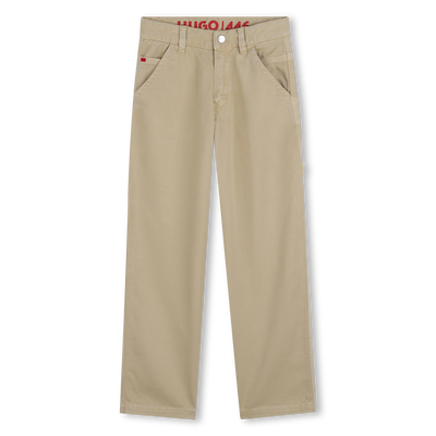 PANTAL&Oacute;N CON PESPUNTES HUGO NI&Ntilde;O