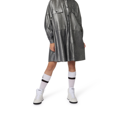 Gorro de punto con vuelta DKNY NI&Ntilde;A