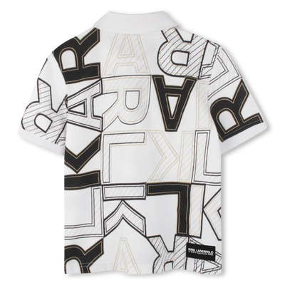 Polo de manga corta KARL LAGERFELD KIDS NI&Ntilde;O
