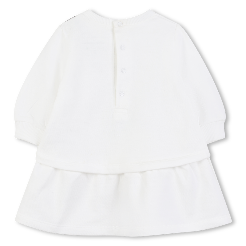 Vestido de felpa de algod&oacute;n MARC JACOBS 
                        UNISEXO