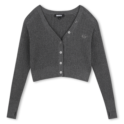 C&aacute;rdigan de punto DKNY NI&Ntilde;A
