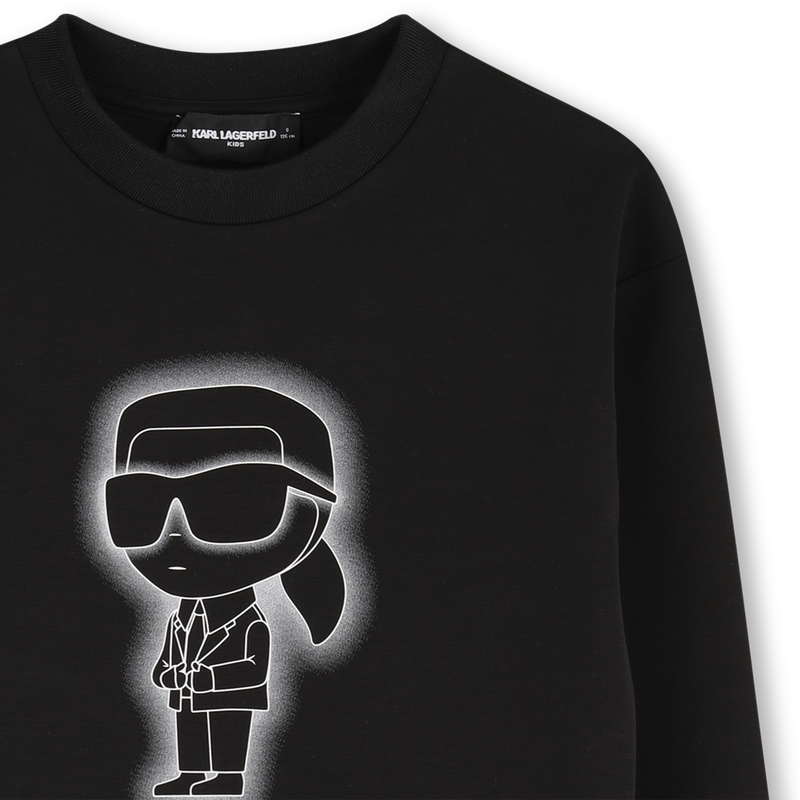 Sudadera de doble jersey KARL LAGERFELD KIDS 
                        NI&Ntilde;O