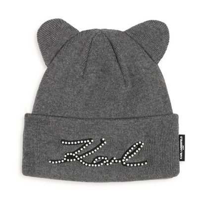 Gorro de punto KARL LAGERFELD KIDS NI&Ntilde;A
