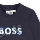 Conjunto de pantal&oacute;n, c&aacute;rdigan y camiseta BOSS 
                    NI&Ntilde;O