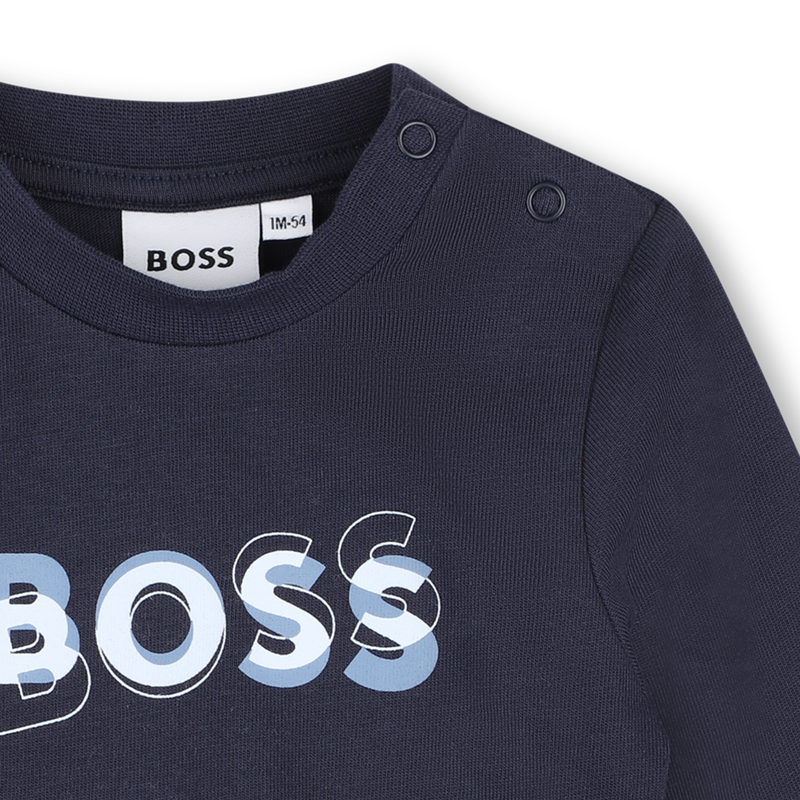 Conjunto de pantal&oacute;n, c&aacute;rdigan y camiseta BOSS 
                        NI&Ntilde;O