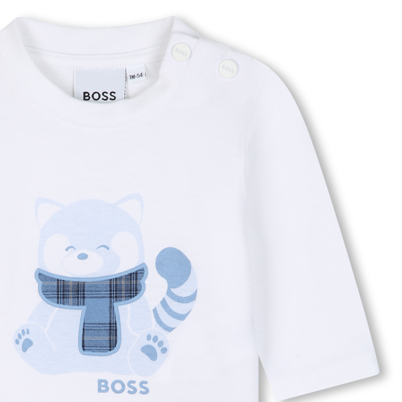 Camiseta de manga larga BOSS 
                        NI&Ntilde;O