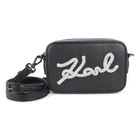 Bolso de mano, textil granulado y recubierto liso KARL LAGERFELD KIDS 
                    NI&Ntilde;A