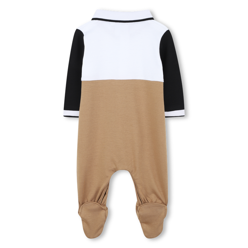 Pijama tricolor cuello de polo BOSS 
                        NI&Ntilde;O