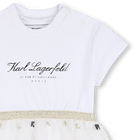 Vestido formal KARL LAGERFELD KIDS 
                    NI&Ntilde;A