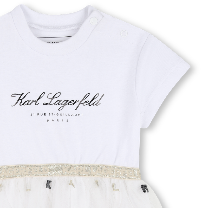 VESTIDO FORMAL KARL LAGERFELD KIDS 
                        NI&Ntilde;A