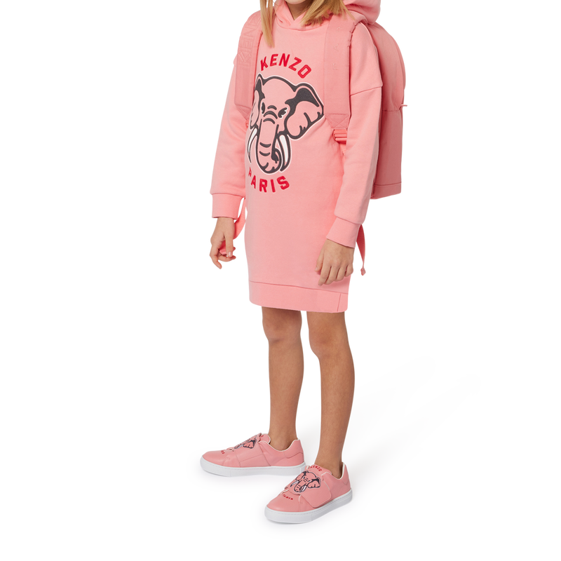 Vestido de mulet&oacute;n con capucha KENZO KIDS 
                        NI&Ntilde;A
