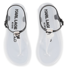 Sandalias con tiras ajustables KARL LAGERFELD KIDS 
                    NI&Ntilde;A