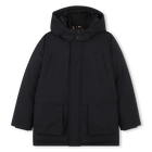 Parka larga con capucha BOSS 
                    NI&Ntilde;O