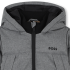 Plum&iacute;fero con capucha BOSS 
                    NI&Ntilde;O