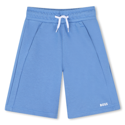 Bermudas de mulet&oacute;n liso BOSS NI&Ntilde;O