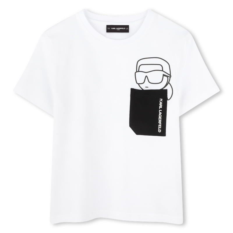 Camiseta de manga corta KARL LAGERFELD KIDS 
                        NI&Ntilde;O