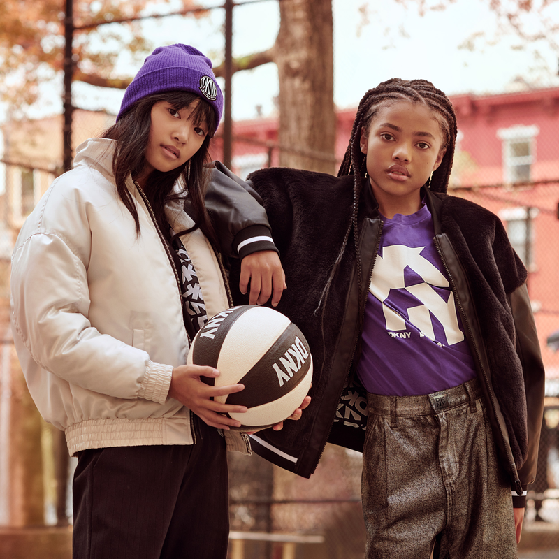 Chaqueta con cremallera DKNY 
                        NI&Ntilde;A