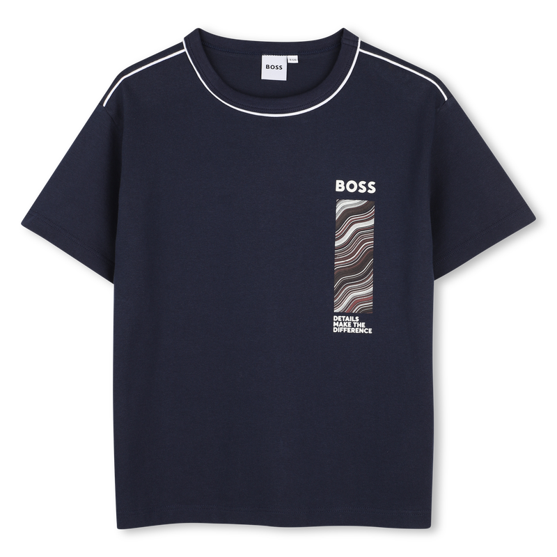 Camiseta de mangas cortas BOSS 
                        NI&Ntilde;O