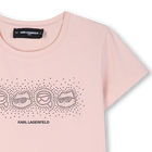 Camiseta de mangas cortas KARL LAGERFELD KIDS 
                    NI&Ntilde;A