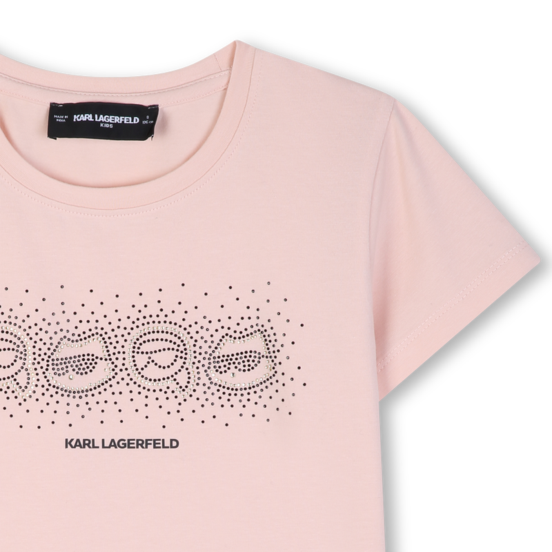 Camiseta de mangas cortas KARL LAGERFELD KIDS 
                        NI&Ntilde;A