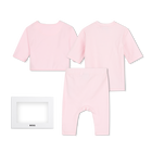 Conjunto de pantal&oacute;n, c&aacute;rdigan y camiseta BOSS 
                    NI&Ntilde;A