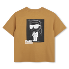 Camiseta de mangas cortas KARL LAGERFELD KIDS 
                    NI&Ntilde;O