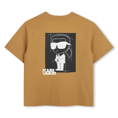 Camiseta de mangas cortas KARL LAGERFELD KIDS NI&Ntilde;O
