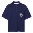 Polo con cuello de cremallera TIMBERLAND 
                    NI&Ntilde;O