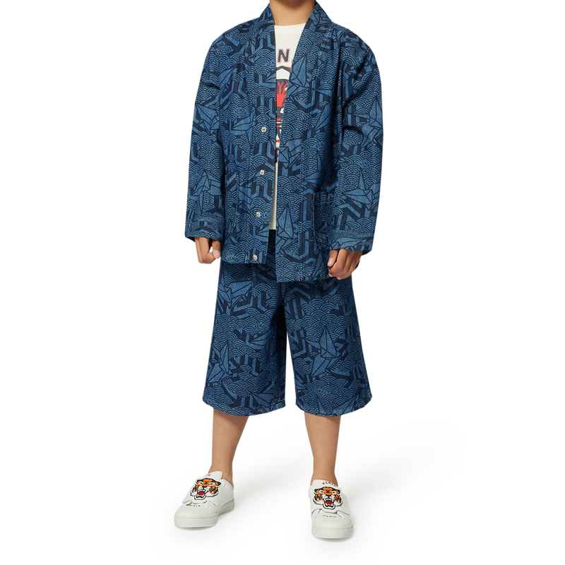 Bermudas vaqueras estampadas KENZO KIDS 
                        NI&Ntilde;O