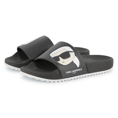 Chanclas estampadas KARL LAGERFELD KIDS NI&Ntilde;O