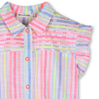 Camisa de rayas con mangas con volantes BILLIEBLUSH 
                    NI&Ntilde;A