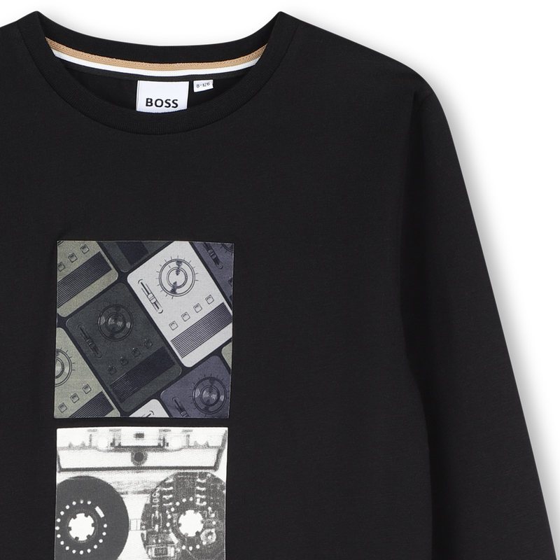 Camiseta de manga larga BOSS 
                        NI&Ntilde;O