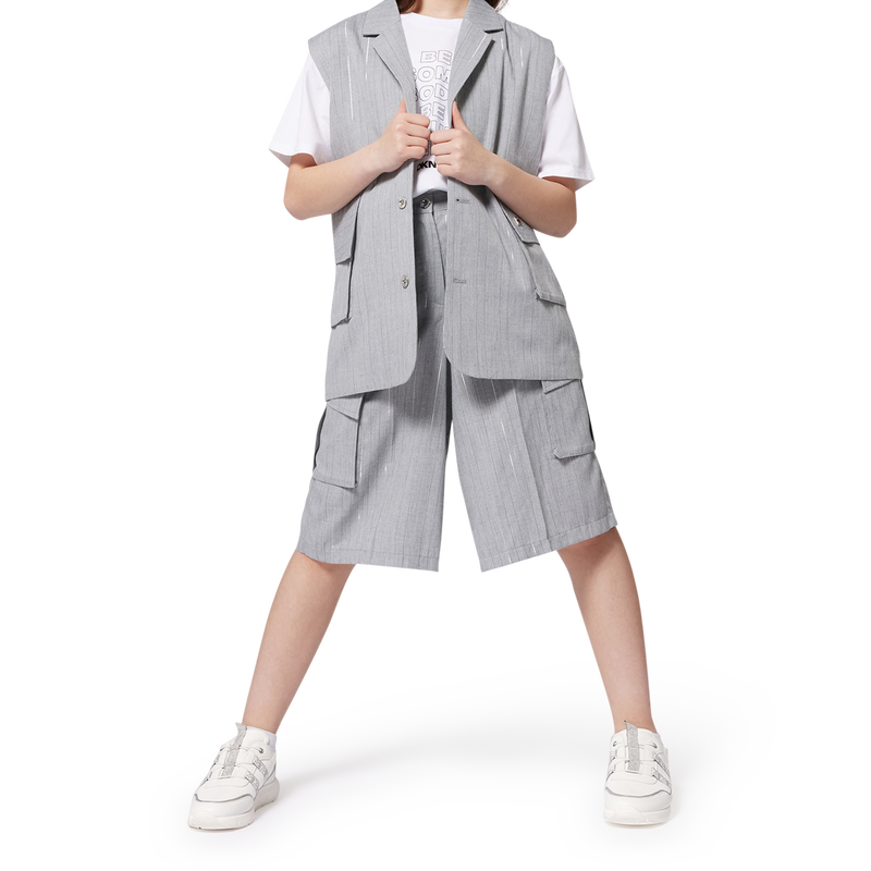Chaleco de rayas DKNY 
                        NI&Ntilde;A