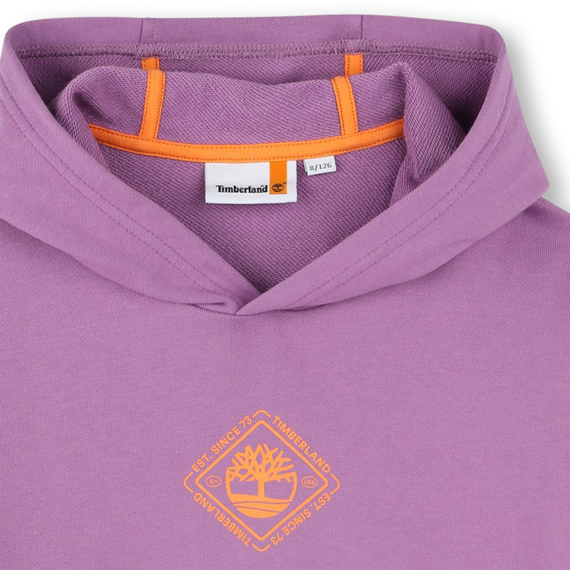 Sudadera con capucha y logo TIMBERLAND 
                        NI&Ntilde;O