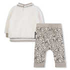 Conjunto de sudadera y pantal&oacute;n de ch&aacute;ndal KARL LAGERFELD KIDS 
                    NI&Ntilde;O