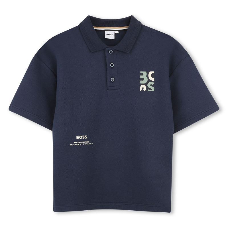 POLO DE MANGA CORTA BOSS 
                        NI&Ntilde;O