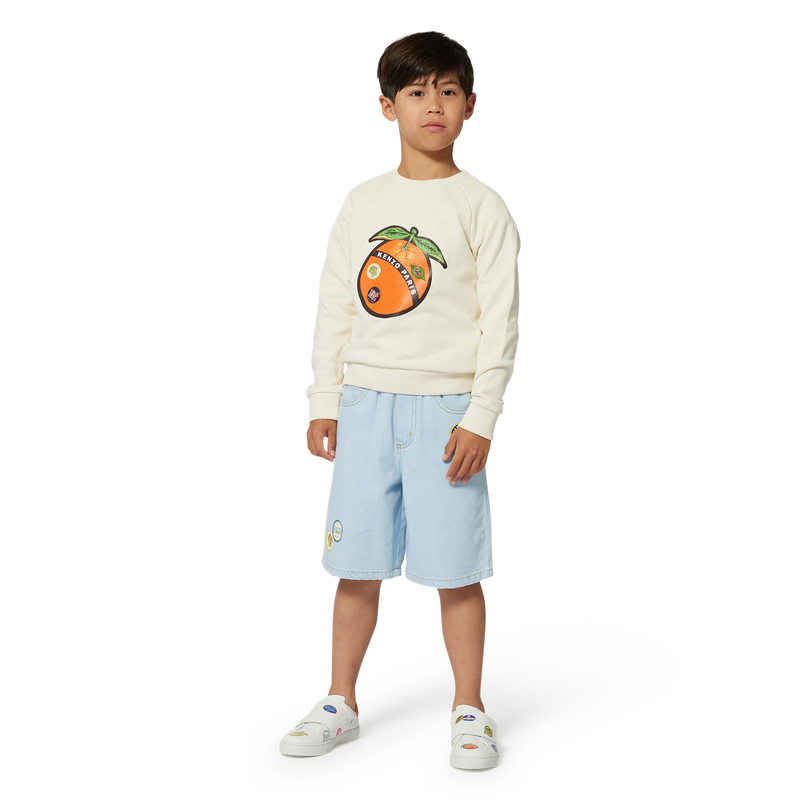 Bermudas con bordado KENZO KIDS 
                        NI&Ntilde;O