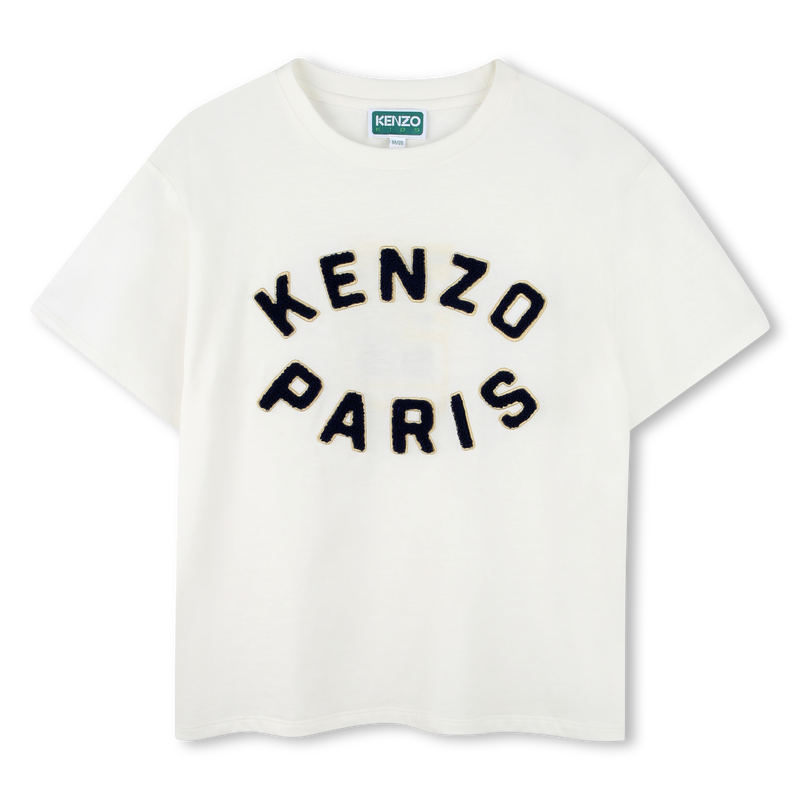 Camiseta de algod&oacute;n de manga corta KENZO KIDS 
                        UNISEXO
