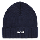 Gorro de punto con logo BOSS 
                    NI&Ntilde;O