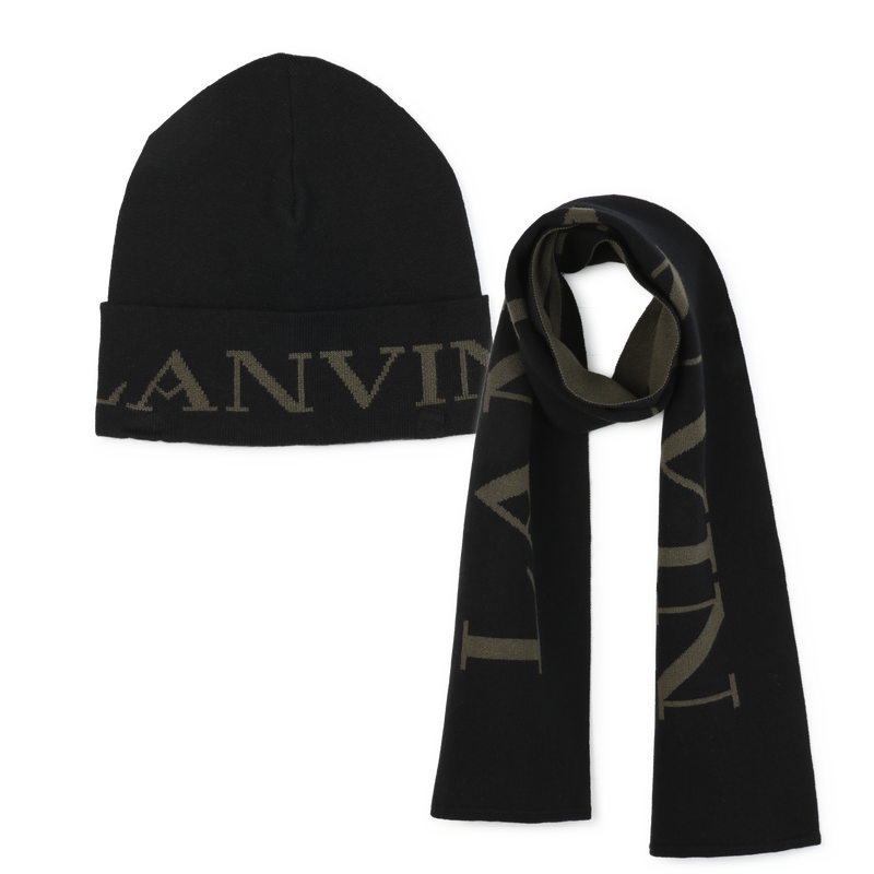Conjunto de gorro y bufanda LANVIN 
                        NI&Ntilde;O