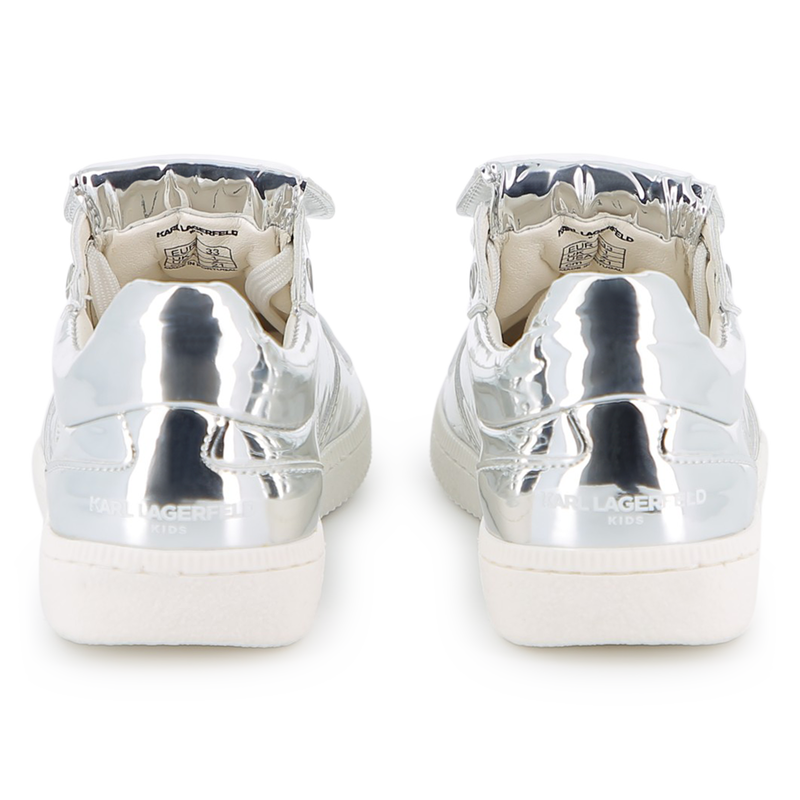 Zapatillas con efecto espejo KARL LAGERFELD KIDS 
                        NI&Ntilde;A