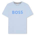 Camiseta manga corta y algod&oacute;n, AZUL PERSA, hi-res