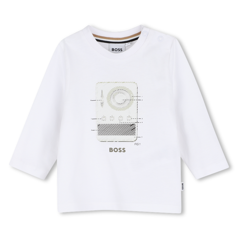 Camiseta de manga larga BOSS 
                        NI&Ntilde;O