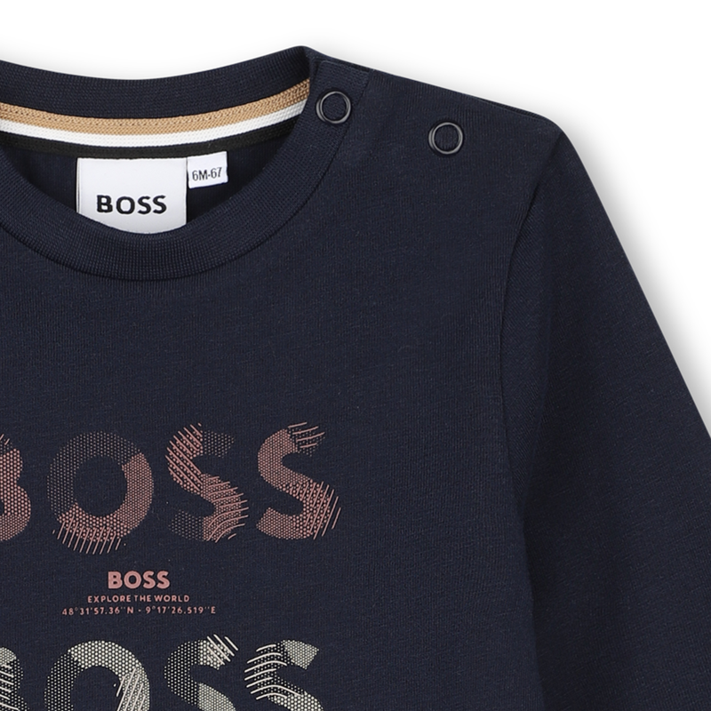 Camiseta de manga larga BOSS 
                        NI&Ntilde;O