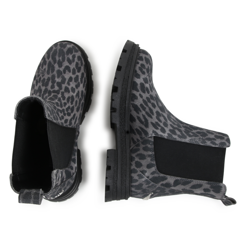 Botines de cuero estampados ZADIG & VOLTAIRE 
                        NI&Ntilde;A