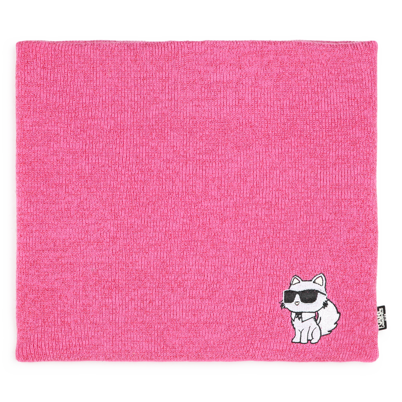 Conjunto gorro y bufanda KARL LAGERFELD KIDS 
                        NI&Ntilde;A