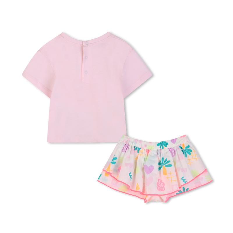 CONJUNTO CAMISETA + PANTAL&Oacute;N CORTO BILLIEBLUSH 
                        NI&Ntilde;A