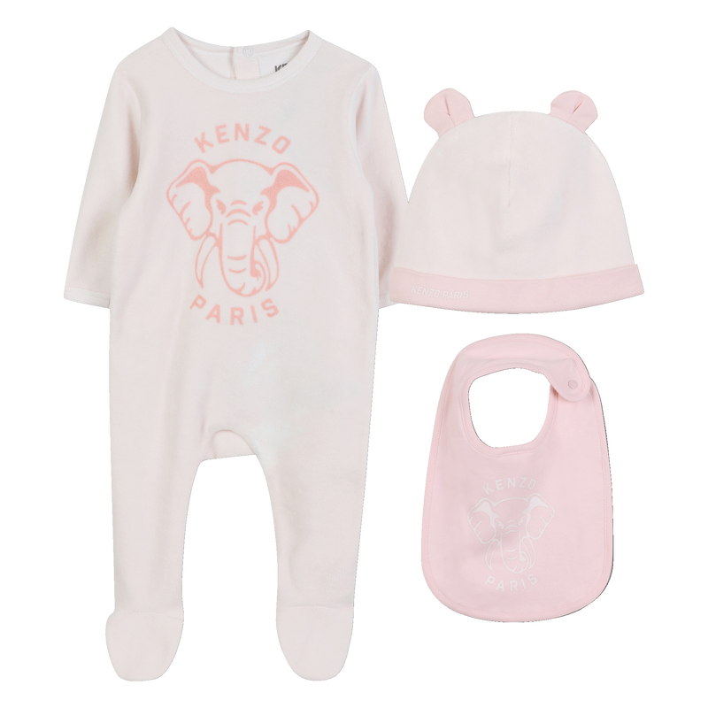 Juego de pijama + gorro + babero KENZO KIDS 
                        UNISEXO